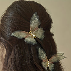 2PCS Butterfly Hair Clip Vintage Bohemian Style Hair Accessories