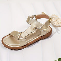 Bowknot Open Toe Sandals Girls Lightweight Breathable Outdoor Beach Shoes