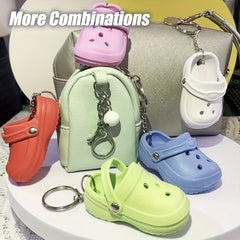 Mini Slippers Key Chain Pendant for Schoolbag