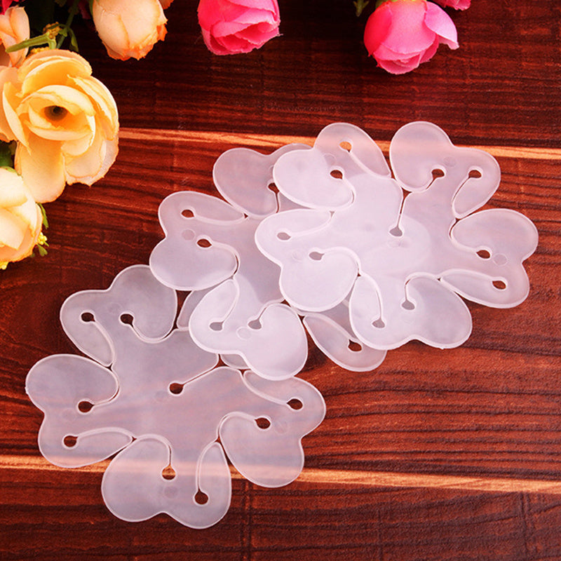 10 Pcs Plume Shaped Balloon Clips for Events