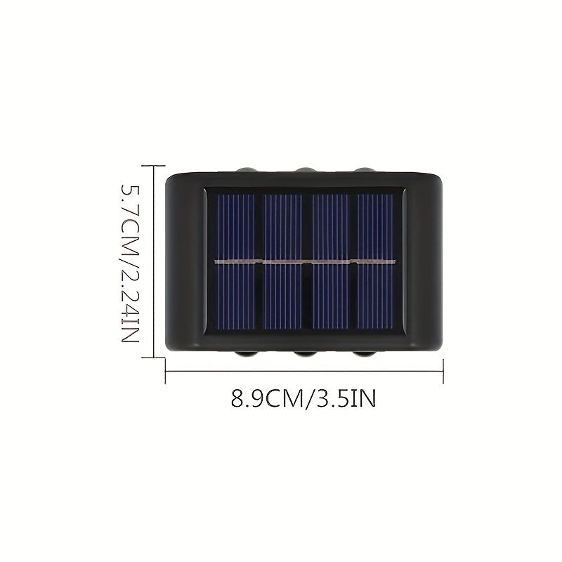 Outdoor Solar Wall Lights - Waterproof for Backyards, Patios, Decks