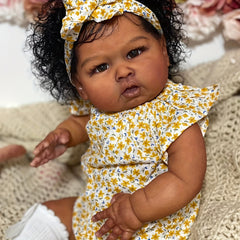 Lifelike Reborn Doll Girls Toy 58 Soft Touch Body Dark Light Beige