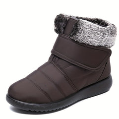 Women's Snow Boots Faux Fur Lining Thermal Waterproof Ankle Boots