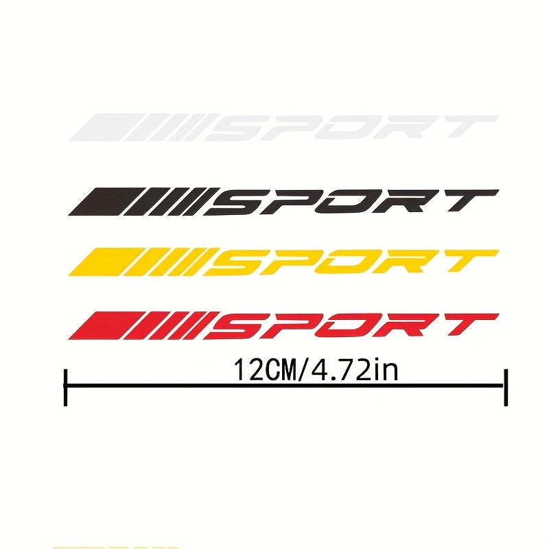 4pcs Sport Car Tire Rim Racing Sticker Personality Decorative Decal