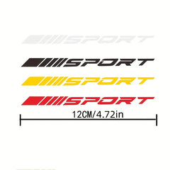 4pcs Sport Car Tire Rim Racing Sticker Personality Decorative Decal