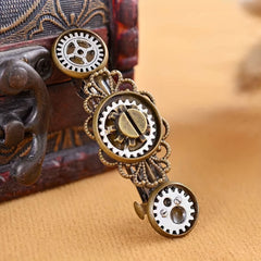 Alloy Retro Steam Punk Style Hair Clip French Barrette Side Clip Bangs Clip