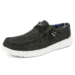 Men's Lightweight Canvas Loafer Shoes Casual Slip On Sneakers