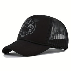 Men's Tiger Graphic Mesh Baseball Cap