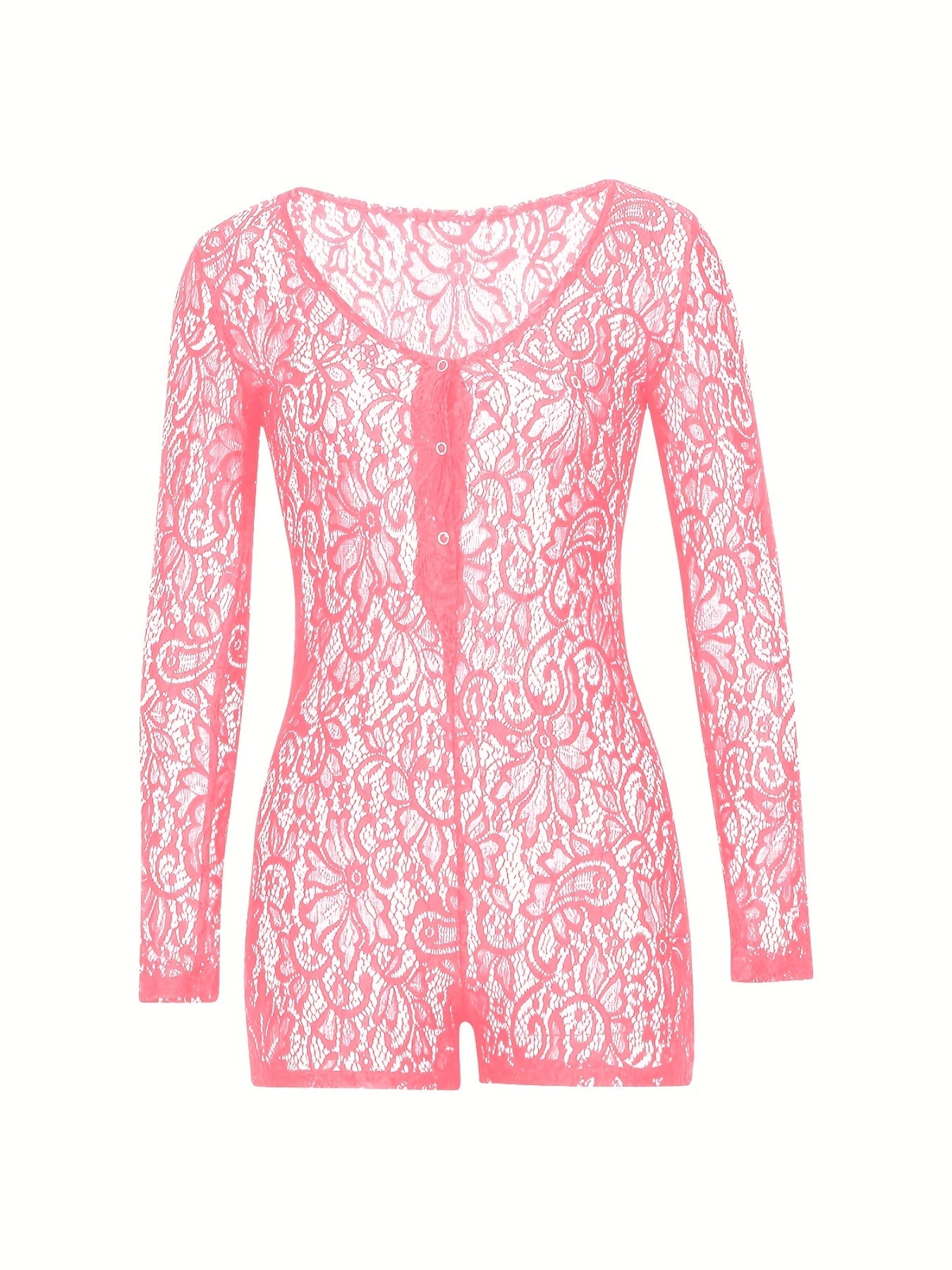 Sexy V Neck Romper Jumpsuit Long Sleeve Women's Clothing