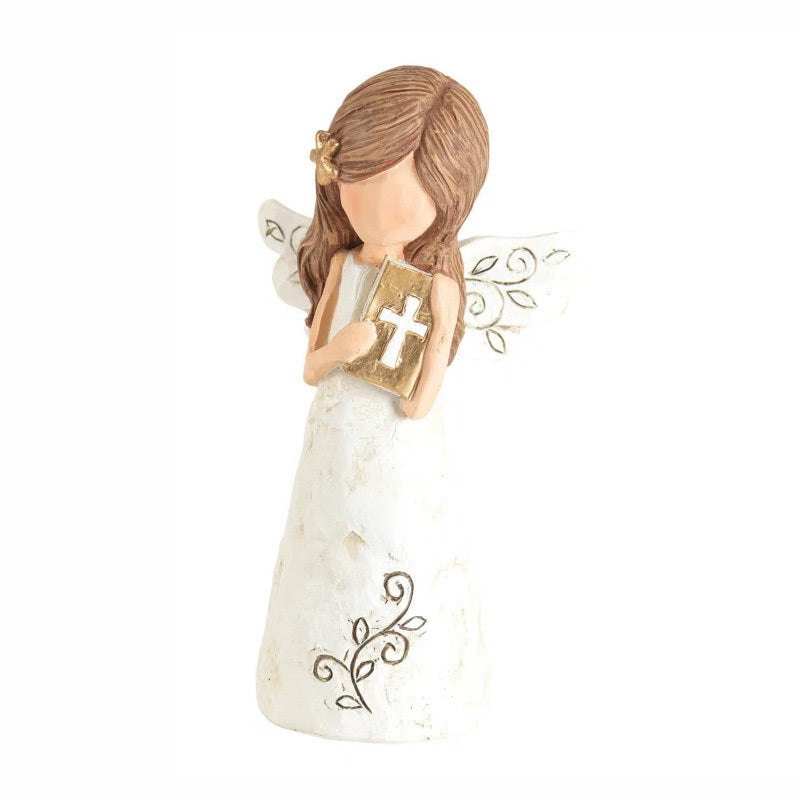 Angel Crafts Resin Praying Angels Love Heart Ornaments Home Decor
