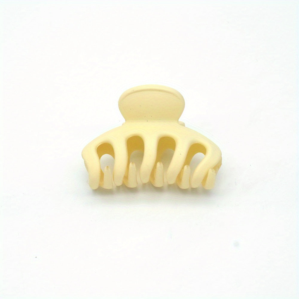 Matte Solid Square Hair Claw Clip Non Slip Strong Hold Grip Hair Jaw Clip