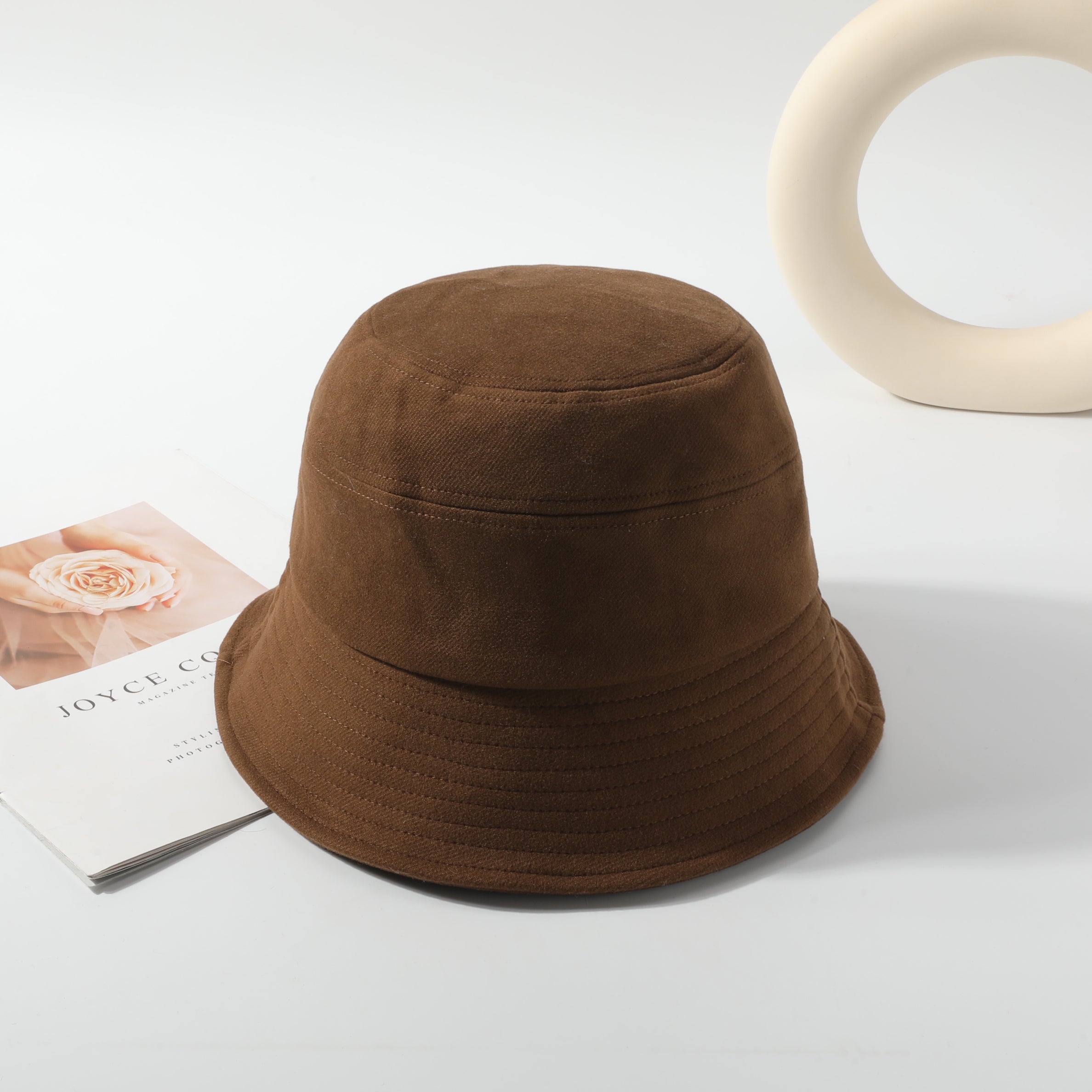 Solid Unisex Bucket Hat Assorted Colors Beach Pool Sun Caps