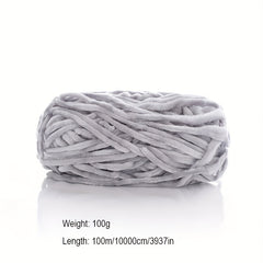 Chenille Wool Thread Thick Warm Soft Yarn Crochet Knitting Hand Knitted Line