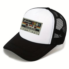 Men's Casual Cartoon Print Baseball Cap High Hat Sunshade Sunscreen