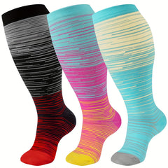 Compression Socks 20 30 Mmhg Extra Wide Knee High Support