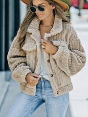 Faux Fur Trucker Jacket for Fall & Winter