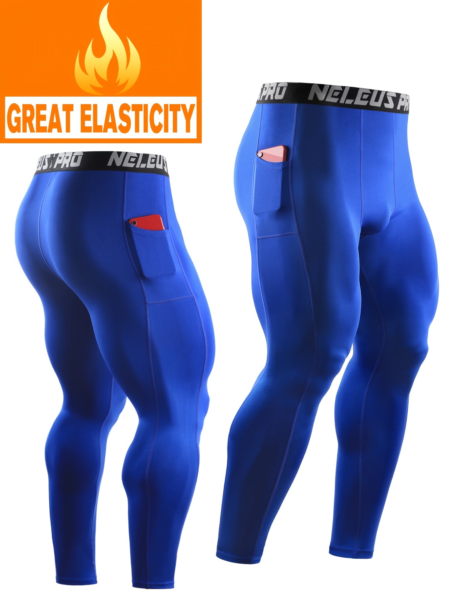 Men's Sports Tights Basketball Running Warm Bottoms Quick Drying