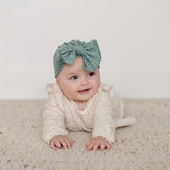 Infant Baby Hat Summer Hollow Out Hat With Bow
