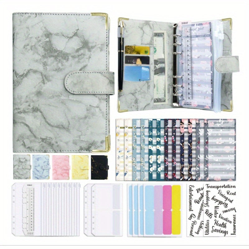 A6 Budget Planner Savings Binder w/ Stickers
