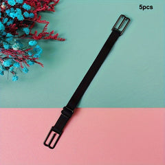5pcs Invisible Bra Shoulder Straps Adjustable Elastic Underwear Straps