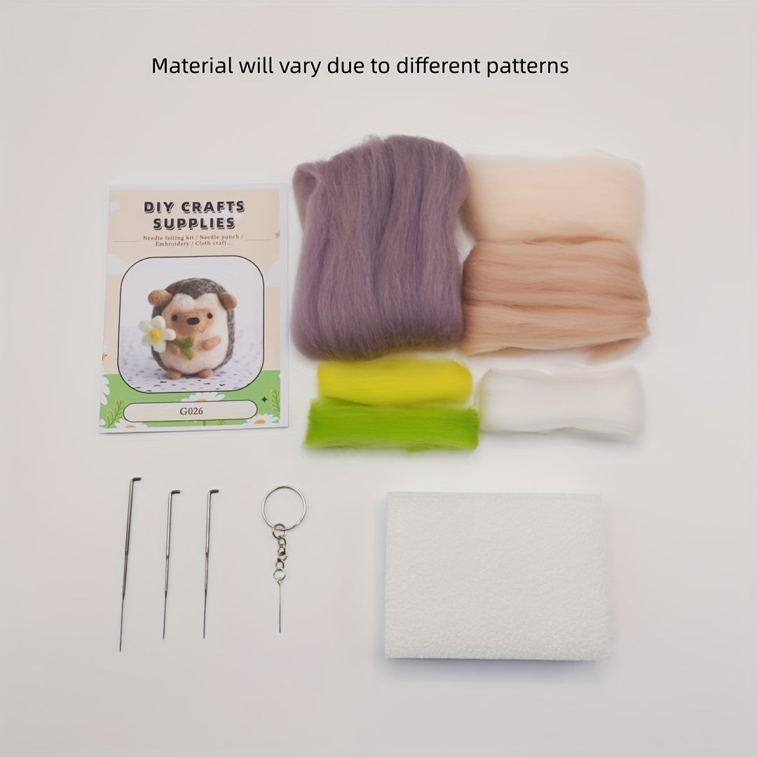 Animal Series Wool Felt DIY Material Package - 7 Styles