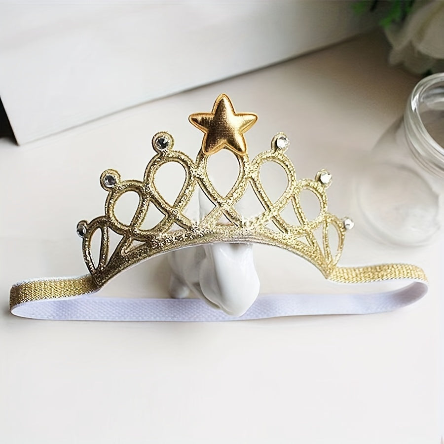 Cartoon Crown Headband Hair Accessories for Party Gift
