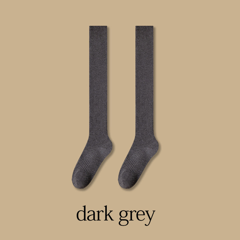 Warm Knit Thigh High Socks for Women