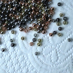 100pcs Large Hole Bead Spacer Beads Loose Beads 8 6MM Mixed DIY Beaded Charms