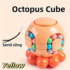 Octopus Egg Fidget & Spinner Toy Rotating Bean Cube Puzzle