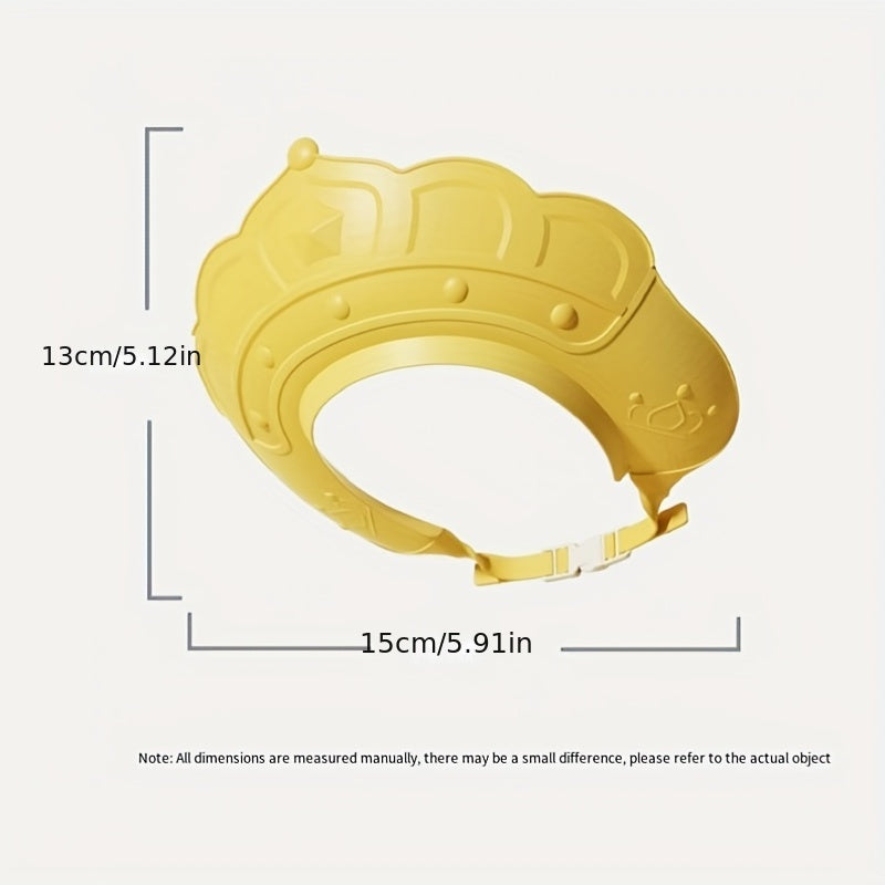 Baby Shower Cap Ear Protection Silicone Waterproof Cap