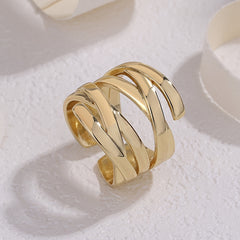 Highway Ring 14K Plated Adjustable Party Decor For Women Girls