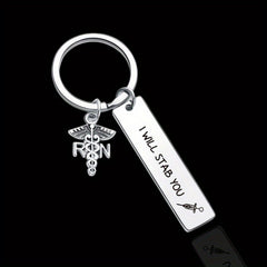 Stainless Steel Keychain Nurse's Gift