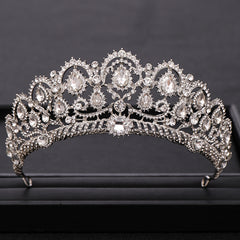 Crystal Rhinestone Tiara Wedding Hair Accessories