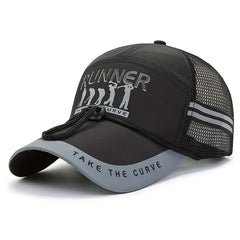 Classic Baseball Cap Summer Gauze Fishing Cap With Chin Fixed Rope
