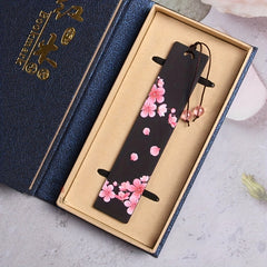 Plum Blossom Butterfly Wooden Bookmark Chinese Style Book Clip