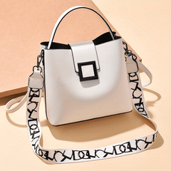 PU Leather Shoulder Bag Large Capacity Zipper Tote Handbag