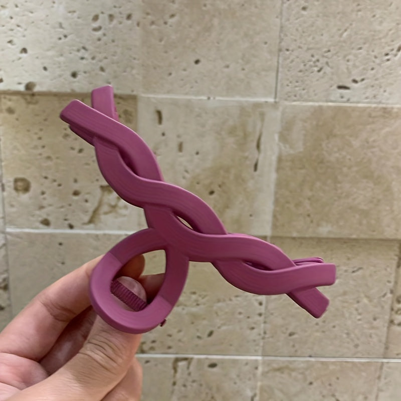 Matte Hair Clip Ponytail Back Head Hair Clip