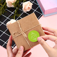 500pcs 1in Christmas Roll Pack Decoration Sticker