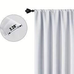 Watercolor Plant Leaves Pattern Curtains