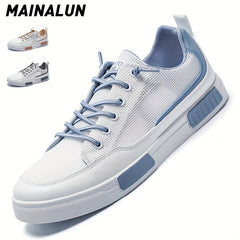 Men's Mesh Lace Up Sneakers Breathable Outdoor Walking Shoes