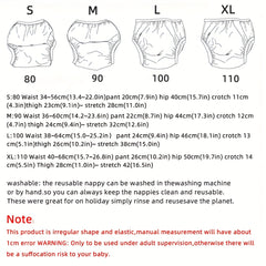 Baby Fruit Pattern Waterproof Diaper Pockets Training Pants