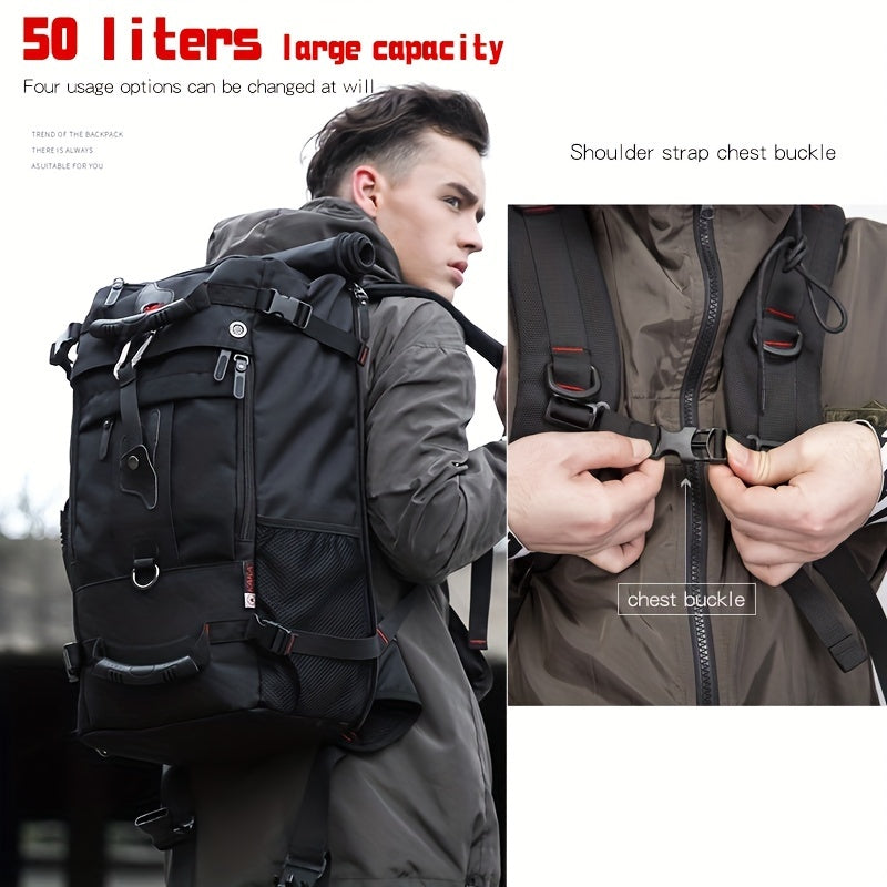 Large Capacity Outdoor Travel Backpack Hiking Bag