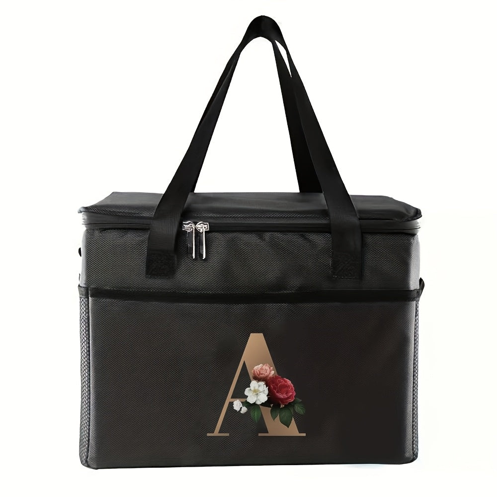 Insulated Canvas Lunch Bag Leakproof Reusable Thermal Tote