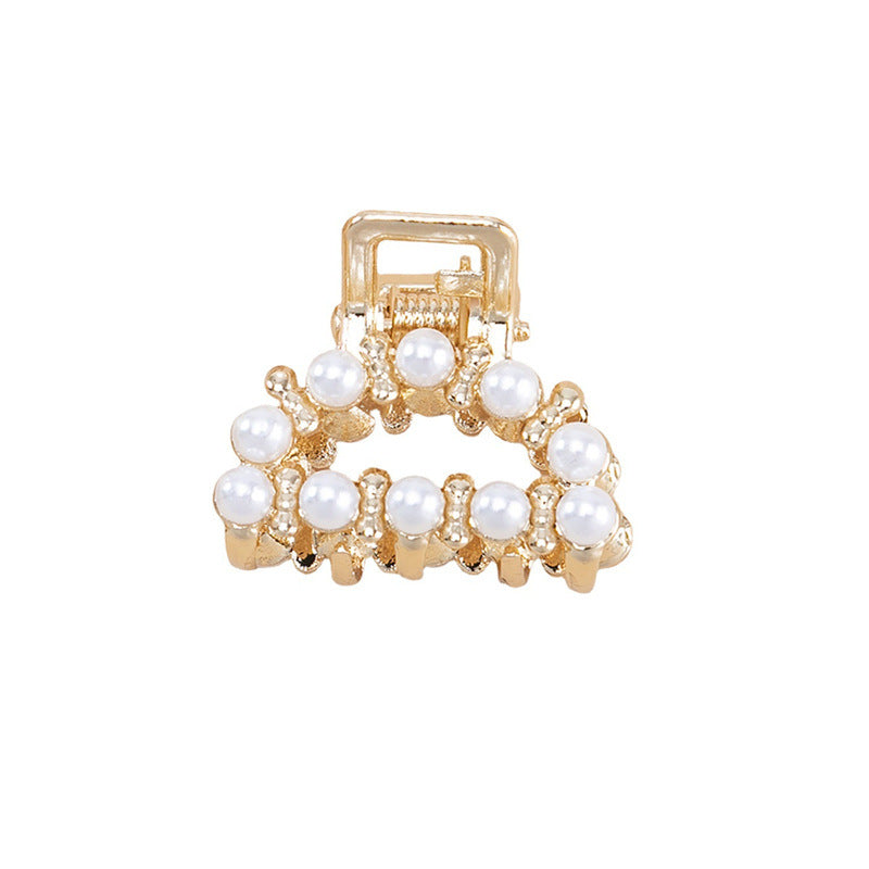 Rhinestone Pearl Hair Claw Shark Claw Holder