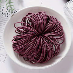 50pcs Colorful Elastic Hair Bands Women Headband Hair Accessories