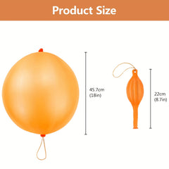 36pcs Punching Balloon Assorted Heavy Duty Party Favors Bounce Balloons