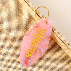 Zodiac Theme Key Tag Key Chain Bag Accessory Gift