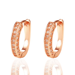 U-Shaped Zirconia Ear Buckle Earring
