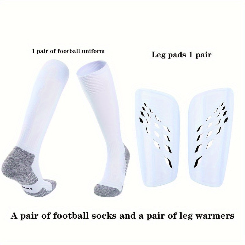 Football Training Leg Socks & Pads Set