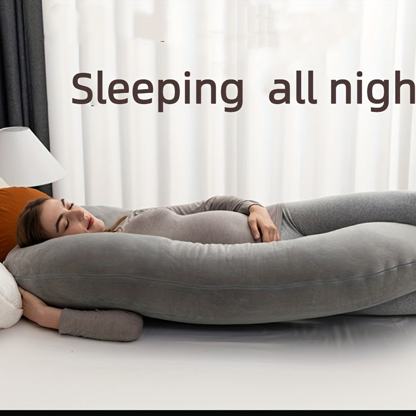 Crystal Velvet Pregnant Women Pillow Waist Protection Side Sleeping Pillow